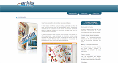 Desktop Screenshot of catalog.arkis.pt